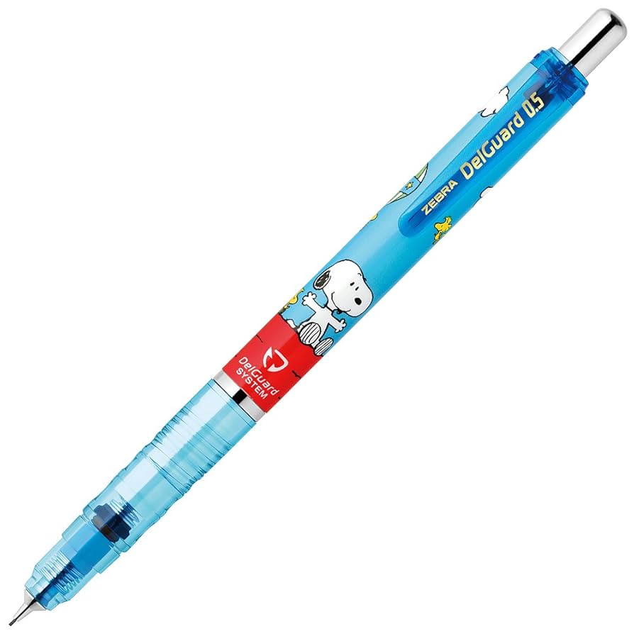 Limited Edition DelGuard Mechanical Pencils Snoopy Blue 0.5